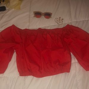 “Peasant” off the shoulder top